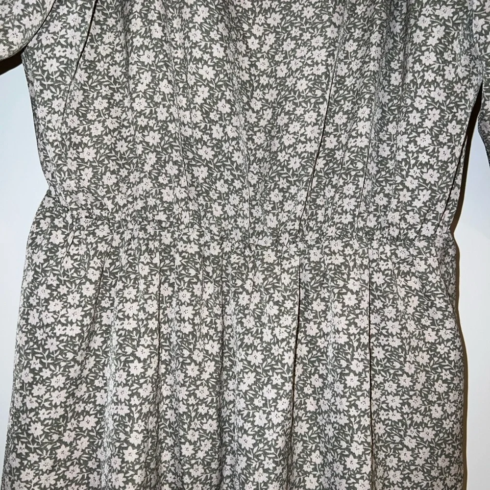 Lulus Lush Times With You Sage Green Floral Puff Sleeve Midi Dress Womens Sz XS - Picture 10 of 10